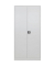 ADB Stahlschrank 40956 lichtgrau 92,0 x 42,0 x 195,0 cm, aufgebaut