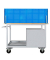 ADB Werkbank Eko lichtgrau, lichtblau 3 Schubladen 130,0 x 60,0 x 85,0 cm