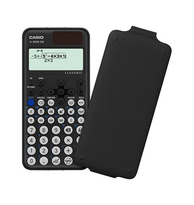 CASIO FX-85DE CW Wissenschaftlicher Taschenrechner schwarz