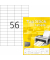 Etiketten 8700, weiß 52,5x21,2mm, rechteckig, 