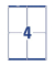 Avery Zweckform Versandetikett QuickPEEL L7169-100 wsPa