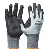 Montagehandschuhe MULTI FLEX COOL&TOUCH, Nitril-Mikroschaum mit Nitril-Noppen, hellblau, Größe 9 / L