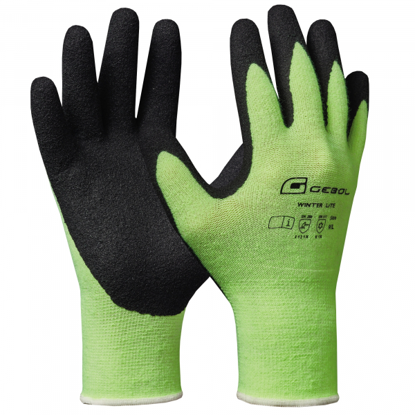 9002701792247 - Montagehandschuhe WINTER LITE Nitril mit Sandy Finish grün Größe 11   XXL 9002701792247 Gebol