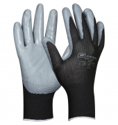 Montagehandschuhe MIDI FLEX, Nitril, grau, Größe 8 / M