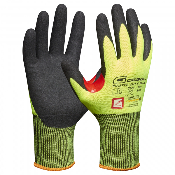 9002701982334 - Schnittschutzhandschuhe MASTER CUT C PLUS Nitril-Mikroschaum mit Sandy Finish gelb schwarz Größe 11 XXL 9002701982334 Gebol 9002701982334 - Schnittschutzhandschuhe MASTER CUT C PLUS Nitril-Mikroschaum mit Sandy Finish gelb schwarz Größe 11 XXL 9002701982334 Gebol