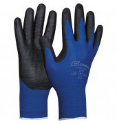 Montagehandschuhe SUPER GRIP, Nitril, blau/grau, Größe 8 / M