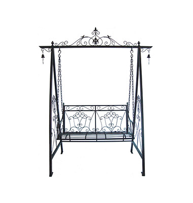 Garden Pleasure Gartenbank Kari 950390 schwarzbraun Metall 178,0 cm Garden Pleasure Gartenbank Kari 950390 schwarzbraun Metall 178,0 cm