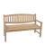 Garden Pleasure Gartenbank Lombok 940218 braun Holz 150,0 cm