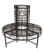 Garden Pleasure Gartenbank Larissa 950253 schwarz Metall 121,0 cm