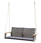 Garden Pleasure Hängebank Cuneo 970386 braun Kunststoff 114,0 cm