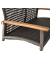 Garden Pleasure Hängebank Cuneo 970386 braun Kunststoff 114,0 cm