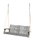 Garden Pleasure Hängebank Cuneo 970387 grau Kunststoff 114,0 cm
