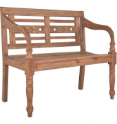 Gartenbank Moyo 960367 braun Holz 100,0 cm
