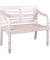 Garden Pleasure Gartenbank Moyo 960368 weiß Holz 100,0 cm
