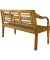 Garden Pleasure Gartenbank Moyo 960369 braun Holz 150,0 cm