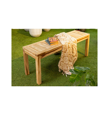 Garden Pleasure Gartenbank Biaro 940287 braun Holz 120,0 cm