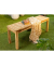 Garden Pleasure Gartenbank Biaro 940287 braun Holz 120,0 cm