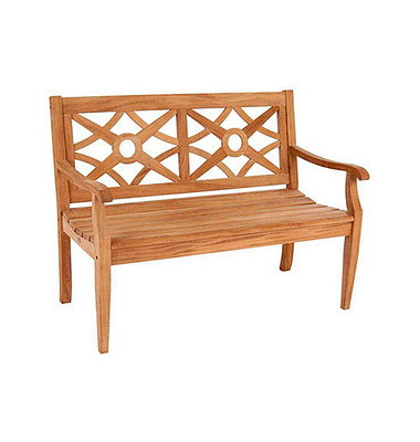 Garden Pleasure Gartenbank Sayang 940290 braun Holz 120,0 cm