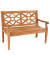 Garden Pleasure Gartenbank Sayang 940290 braun Holz 120,0 cm