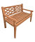 Garden Pleasure Gartenbank Sayang 940290 braun Holz 120,0 cm