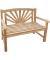 Garden Pleasure Gartenbank Marisa 940291 braun Holz 110,0 cm