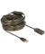 DeLOCK USB 2.0 A Kabel 20,0 m schwarz