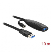 DeLOCK USB 3.0 A Kabel 10,0 m schwarz