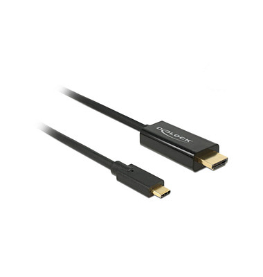 DeLOCK USB CHDMI Kabel 4K 30Hz 2,0 m schwarz