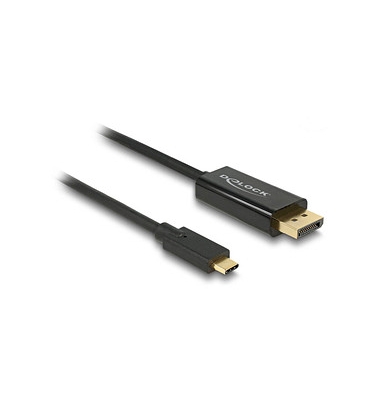 DeLOCK USB CHDMI Kabel 4K 60 Hz 1,0 m schwarz