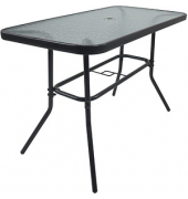 VCM my garden Gartentisch anthrazit rechteckig 110,0 x 55,0 x 70,0 cm