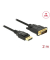 DeLOCK DisplayPortDVI-D Kabel 4K 30 Hz 2,0 m schwarz