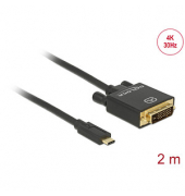 USB CDVI Kabel 4K 30 Hz 2,0 m schwarz