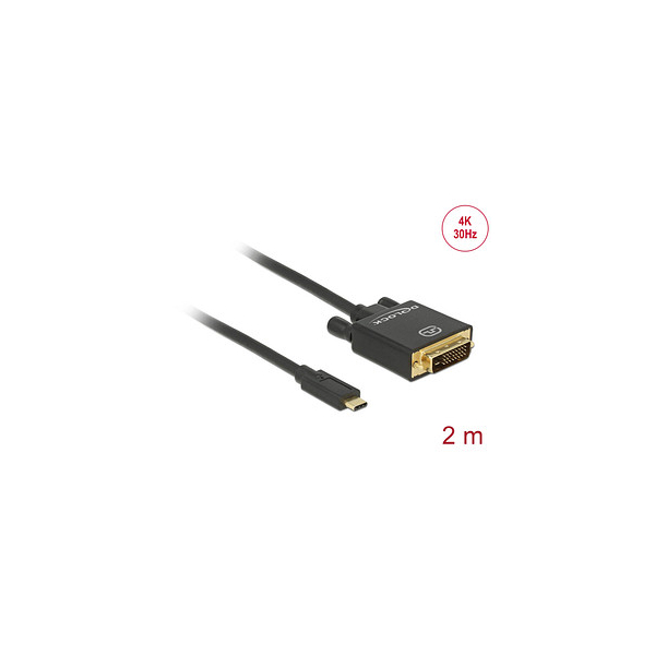 4043619853212 - USB-C® DVI Adapterkabel USB-C® Stecker DVI-D 24+1pol Stecker 200 m Schwarz 85321 vergoldete Steckkontakte USB-C®-Displaykabel 4043619853212 - USB-C® DVI Adapterkabel USB-C® Stecker DVI-D 24+1pol Stecker 200 m Schwarz 85321 vergoldete Steckkontakte USB-C®-Displaykabel