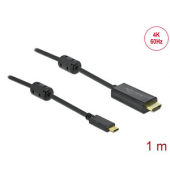 DeLOCK USB CHDMI Kabel 4K 60 Hz 1,0 m schwarz