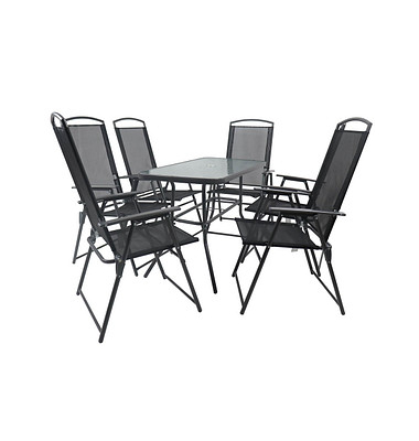 VCM my garden Sitzgruppe anthrazit