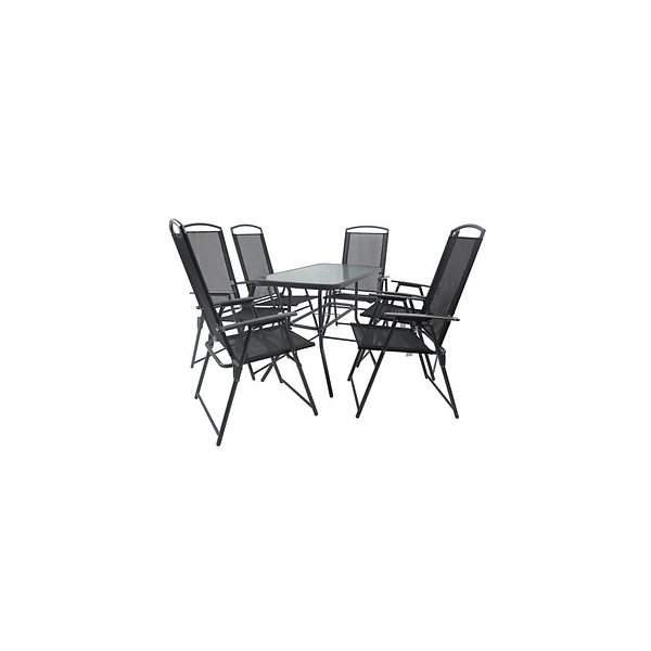 4051814417313 - 7-tlg Gartenmöbel Set Sitzgruppe Essgruppe 1xTisch 6x Stühle Tisch Maße ca H 70 x B 110 x T 55 cm Hochlehner Set 110 4051814417313 - 7-tlg Gartenmöbel Set Sitzgruppe Essgruppe 1xTisch 6x Stühle Tisch Maße ca H 70 x B 110 x T 55 cm Hochlehner Set 110