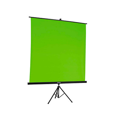 hama Stativleinwand Green Screen 1:1, 180 x 180 cm Projektionsfläche