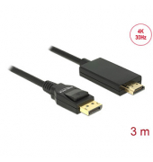 DisplayPortHDMI Kabel 4K 30 Hz 3,0 m schwarz