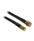 DeLOCK F-SteckerF-Buchse Antennenkabel CFDRF200 low loss 2,0 m schwarz