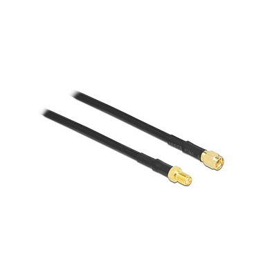 DeLOCK F-SteckerF-Buchse Antennenkabel CFDRF200 low loss 10,0 m schwarz