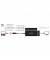 Adapter, USB C/VGA/HDMI™/DVI/DP-ST/4xBU, L: 0,15 m, schwarz