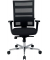 B&uuml;rodrehstuhl Sitness X-Pander Plus, schwarz / silber, mit Armlehnen, bis 110kg, ohne Kopfst&uuml;tze