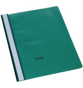 Schnellhefter ProOffice 400127821, A4, gr&uuml;n, Polypropylen (PP), 80g, Vorderdeckel transparent