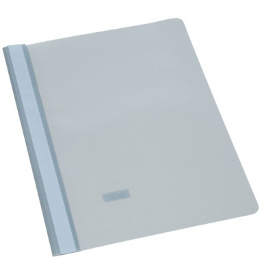 Schnellhefter No Name 400127828, A4, wei&szlig;, Polypropylen (PP), 80g, Vorderdeckel transparent