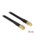 DeLOCK F-SteckerF-Buchse Antennenkabel CFDRF200 low loss 15,0 m schwarz