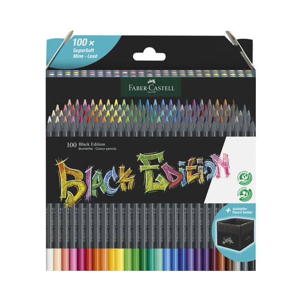 4005401164111 - FABER-CASTELL Buntstifte Faber Buntstifte Black Ed100er Mehrfarbig