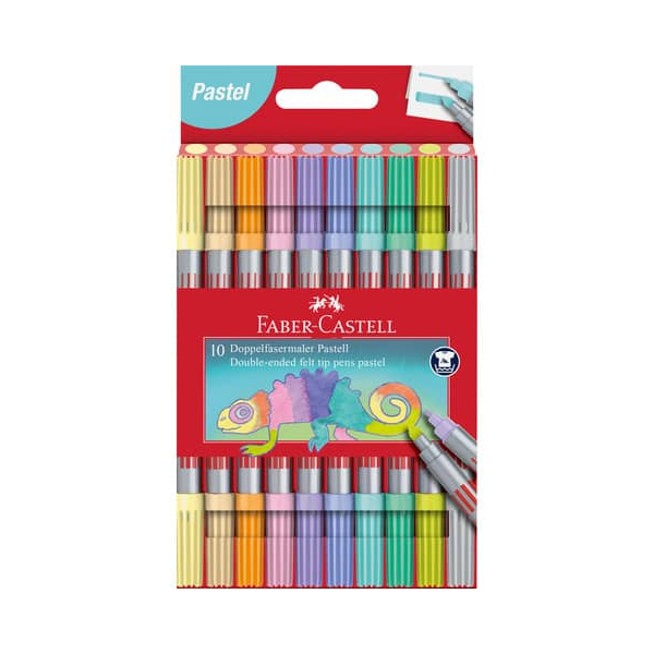 4005401511120 - FABER-CASTELL Filzstifte Faber Doppelfasermaler 10er 10 + 30 + 50 mm Mehrfarbig 4005401511120 - FABER-CASTELL Filzstifte Faber Doppelfasermaler 10er 10 + 30 + 50 mm Mehrfarbig