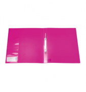 Schnellhefter neon 19638, A4, neonpink, Polypropylen (PP), Vorderdeckel transluzent