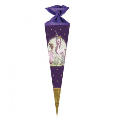 Schultüte 70cm Einhorn Prinzessin