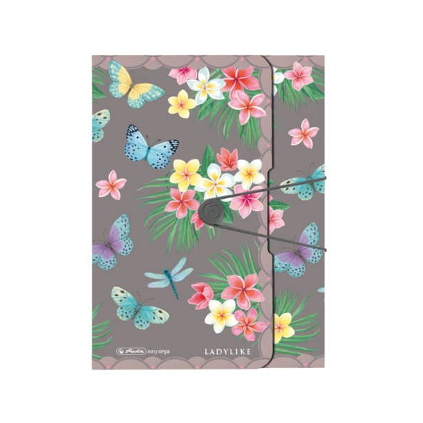 4008110363448 - Heftbox Ladylike 50044092 A4 Motiv Butterflies 4cm Füllhöhe Polypropylen (PP) 4008110363448 Herlitz